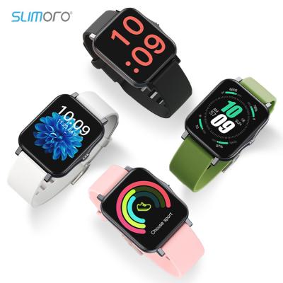 China Waterproof Wifi Heart Rate Blood Pressure Body Temperature Monitor Smart Watch 2021 Reloj Square Smart Watch for sale