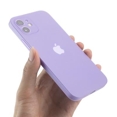 China Slimoro 0.35mm Shockproof Matte PP Phone Case For iPhone 13 Custom Logo Never Yellow Protective Cover Case For iPhone 12 Pro Max Case for sale