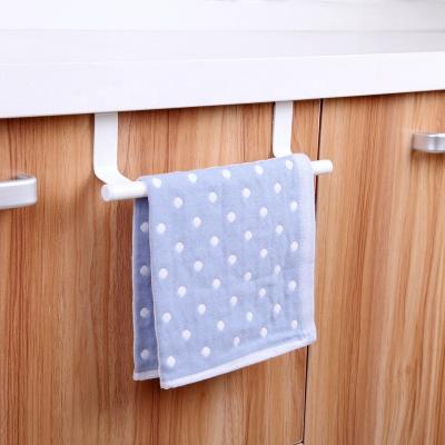 China Sustainable Towel Racks No Drilling Over the Door Cabinet Bar Hanging Holder for Bathroom and Kitchen Shelf Tower Rack for sale