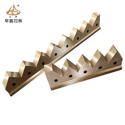 China Factory Price Plastic Recycling Single Shaft Shredder Stator Knives for sale