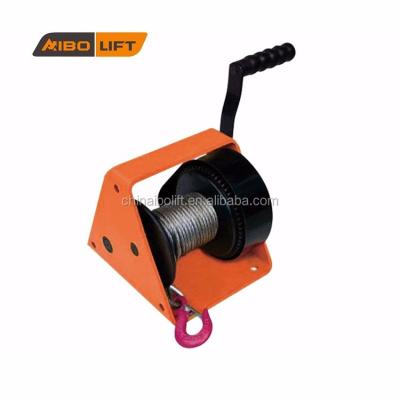 China Forestry Manual Winch With Wire Rope , Small Wire Rope Hand Winch Lift for sale