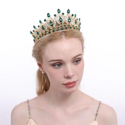 China Latest Wedding Crystal The Hair Accessories Suits Women Kids Jewelry Party Crown Hair Queen Crystal Crown for sale