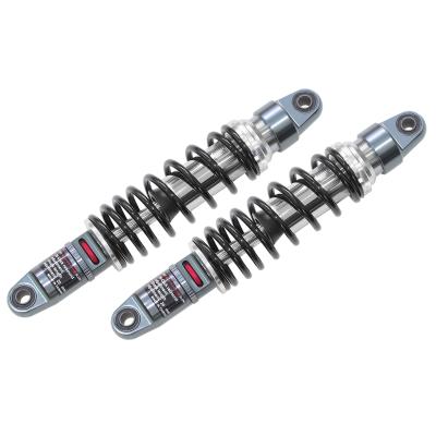 China Steel+aluminum Motorcycle Shock Absorbers CNC Alloy Air Shock 320-340mm for sale