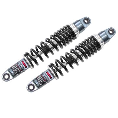 China Steel+aluminum Motorcycle Shock Absorbers CNC Alloy Air Shock 340-360mm for sale