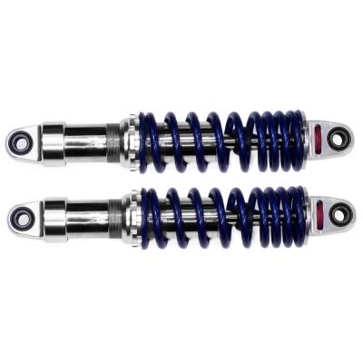 China Steel+aluminum Motorcycle Shock Absorbers CNC Alloy Air Shock 255-400mm for sale