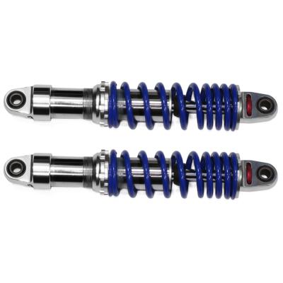 China Steel+aluminum Motorcycle Shock Absorbers CNC Alloy Air Shock 255-400mm for sale