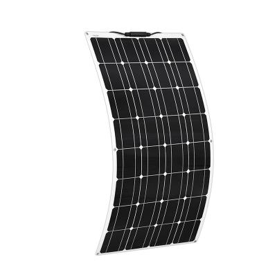 China Factory direct sales of solar panels, 100W16V caravan yacht mobile 12 flexible ultra-thin bendable power supply charging 1001-100W for sale