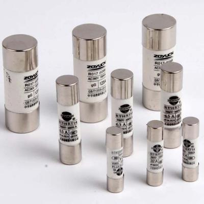 China Factory Sales R015 R016 17 Direct Cylindrical Fuse RO15 Fuse Melt Core RT18 63A 32A 1-32 for sale