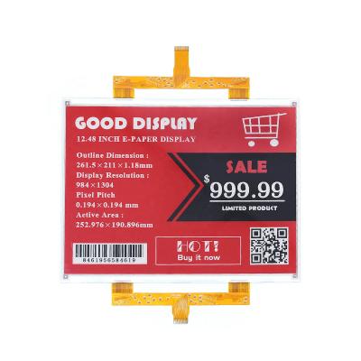 China Big-e-ink-display 13-inch E-paper Raspberry UC8179 12.48 inch color screen monitor big 12.48 inch for sale