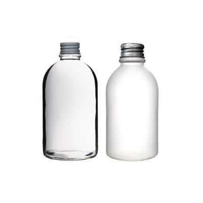 China Original Glazen Fles Water Bottle Glass Bottle 150ml 280ml 350ml 500ml Juice Packaging Bottle Frosted Glass Beverage For Beverage for sale