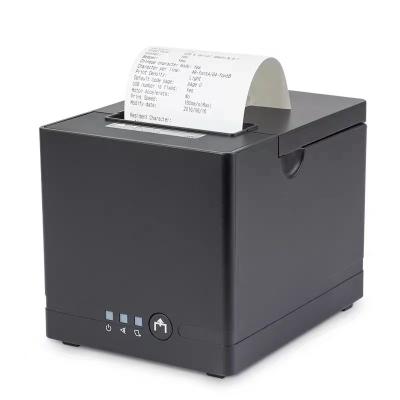 China 80mm paper cutter pos cash register black and white cheap thermal receipt printer automatic paper cutter printer for supermarket kitchen cashier gainscha c88 for sale