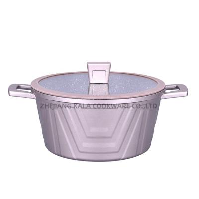 China high quality cookware non stick cookware sets nonstick Die Cast Aluminum household utensils kitchen pot pan aluminum for sale