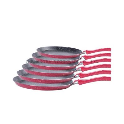 China Customize pizza pan fry pan nonstick grill pan aluminum cooking pot dosa tawa aluminium cooking pot set cookware for sale