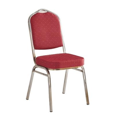 China Modern Wholesale Cheap Fancy Luxury Stackable Gold Iron Steel Metal wedding Banquet chair hotel Chairs aluminum for Party and Event for sale