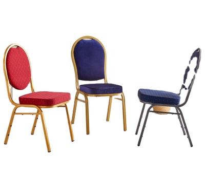 China EUROPEAN quality steel stacking hotel banquet chair for prices for sale