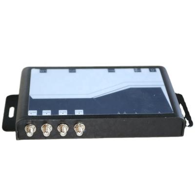 China ABS Multi-channel RFID Reader 4 ports chip card Reader 860~960MHz EPC GEN2 Management system reader for sale