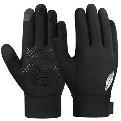 China Hot selling full finger factory gloves running hot touch screen non-slip cycling gloves change logo for sale