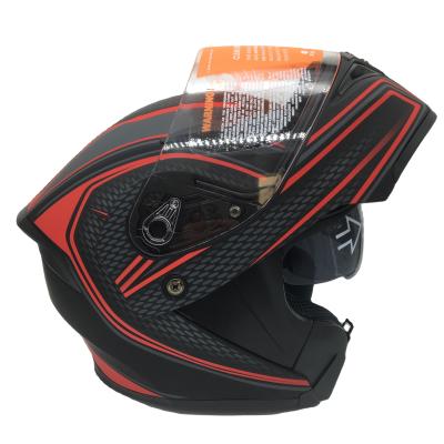 China Factory Wholesale High Impact Motorcycle Resistance Racing Helmet Flip Up Helmets Covered All Year Fresh Designed Suface Personality for sale