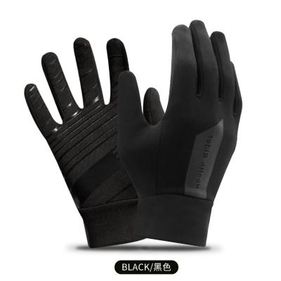 China Cycling Gloves Factory Outdoor Sport Custom Cycling Gloves Running Gloves For Cycling And Sports Touch Screen Gloves Anti Slip Racing Black for sale