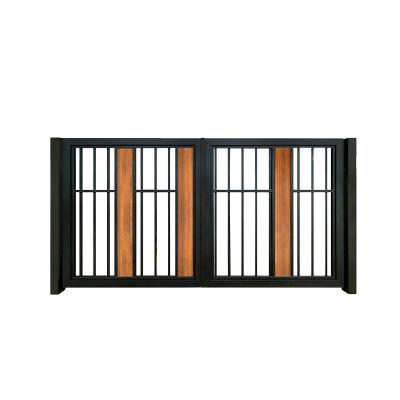 China Garden Fence Panels New Design Electric Automatic Aluminum Driveway Gate Automatic Grill Gate for sale