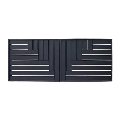 China Morden HADU Entrance Fencing With Automatic Gate Operators, Main Gate Lattice Designs Driveway Gates Automatic Gate for sale