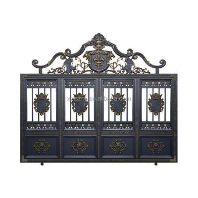 China Garden Fence HANDU Modern Style Aluminum Base Track Design For House / School / Hotel Doors Aluminum for sale