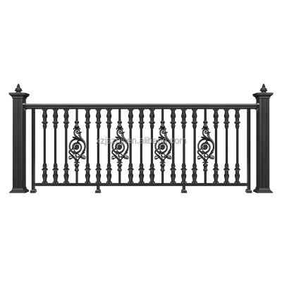 China HANDU Factory Price Easily Assembled Aluminum Garden Wall Panel Fencing With Indian House Base Track Designs for sale