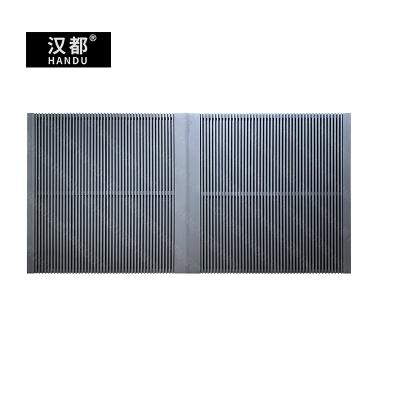 China Handu PowderGate Designs Pleasantly Simple Aluminum Metal Sliding Garden Fence Gate for sale