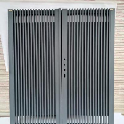 China New Popular Minimalism Slide Easily Assembled Aluminum Garden Gates for sale