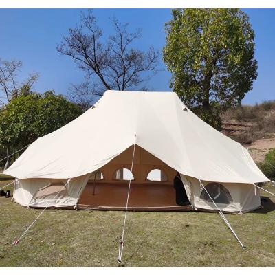 China Water Proof Outdoor Camping Glamping Family Canvas Emperor Military Bell Tent For Sale for sale