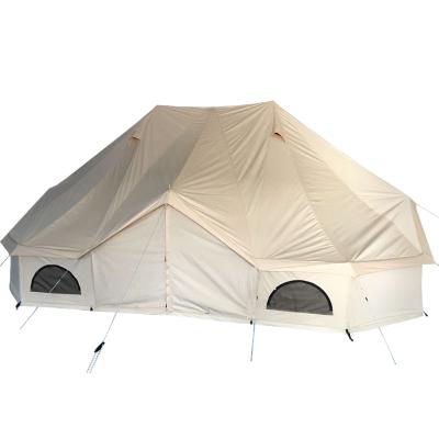 China Water Proof Cotton Canvas Glamping Emperor Bell Tent For Camping And Hiking for sale