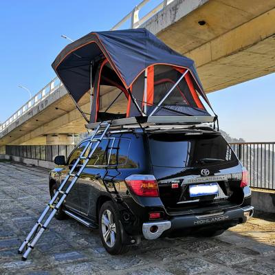 China Top Selling Auto Top Aluminum Car Top Tent Wholesale Metal Roof Top Tent Straight Tie Type Roof Top Tent for sale