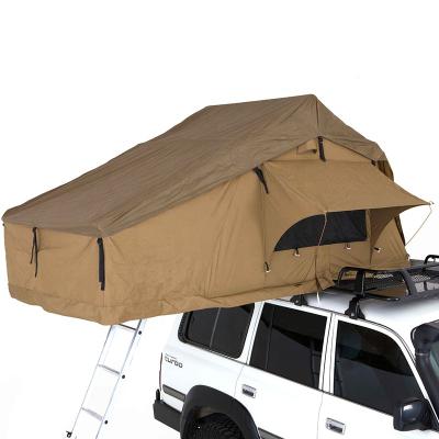 China Shell 4x4 Extended Type Motorhome Soft Roof Truck Top Tent With Dinghy for sale