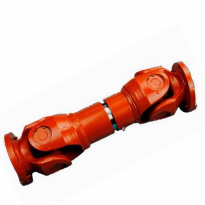 China High Accuracy High Quality Cardan Cross Shaft Flange Universal Joint Coupling Without Telescopic for sale