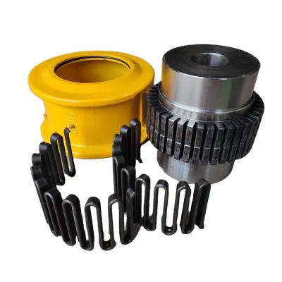 China High Accuracy Js Type Flexible Serpentine Spring Shaft Snake Grid Coupling For Power Transmission for sale