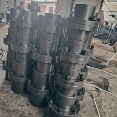 China High Accuracy Flange Coupling Factory Price 45# Rigid Connector Cast Steel High Torque Single Shaft Structure for sale