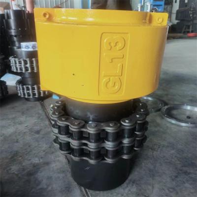 China High Accuracy Roller Chain Coupling High Quality Flexible Shaft Connector Hub Steel Simple Structure Fair Price for sale