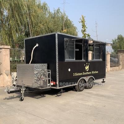 China Australian Standard Vegetable Processing Plant Van Food Truck 4000 Seater Food Trailer Ice Cream for sale