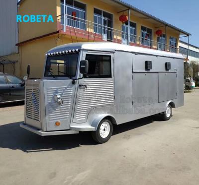 China Vegetable Processing Plant Hot Dog Truck Vintage Food Truck Used UK Street Food Supply Bus for sale