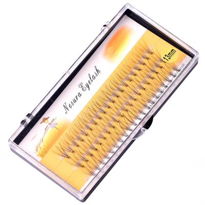 China Natural Wholesale Soft Long Lash Volume 10D Individual Lashes Group Lashes Private Label Group Lashes Lashes Bundles for sale