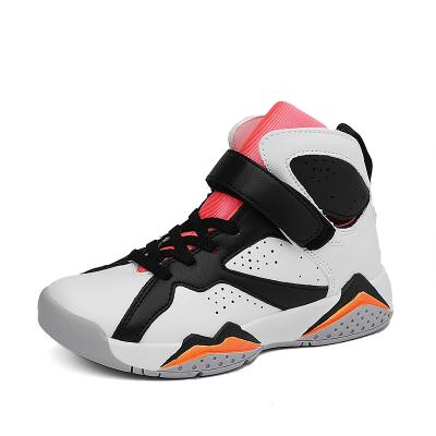 China Original Anti-odor J7 quality children's sports shoes breathable boys basketball style kids shoes 2021 for sale