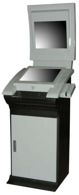 China TD17 Dual screen boarding pass printing self service kiosk for sale