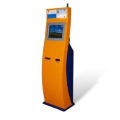 China K520S Selfservice touchscreen kiosk with 3G and light box for sale