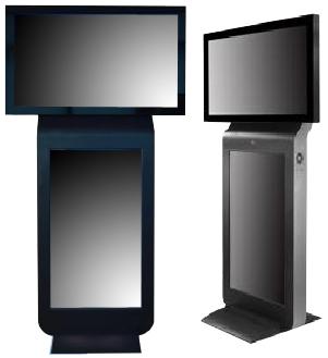 China DD7 Dual screen media kiosk for sale