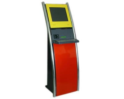 China F2A Self service registration kiosk with metal keyboard for sale