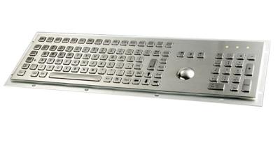 China MKTNF2695 446 mmx155 mm metal keyboard with trackball, function keys,number pad for sale