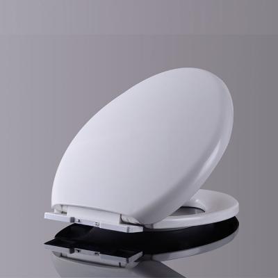 China Sanitary Ceramic Toilet Seat PP Front Modern Open Toilet Seat Cover WC Plastic Quick Release Toilet Seat Cover Bathroom Slow-end Toilet Seats 5 Years for sale