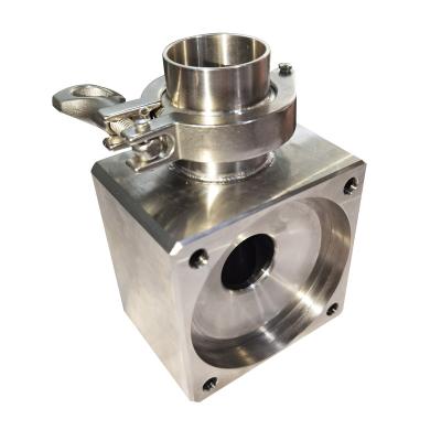 China Factory Equipment Custom CNC Machining Stainless Steel Parts Full CNC Mill Machining Center CNC Machined Valve Sleeve for sale