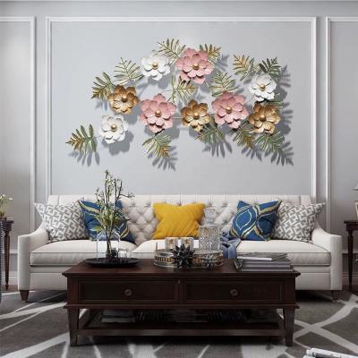 China New Coming Rose Supplier Metal Wall Flower Wall Art Decor Metal Wall Art for sale