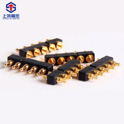 China Fire / Pogopin Connector Probe PCB Plastic Flame Retardant Patch Pin Battery Charging Connector for sale